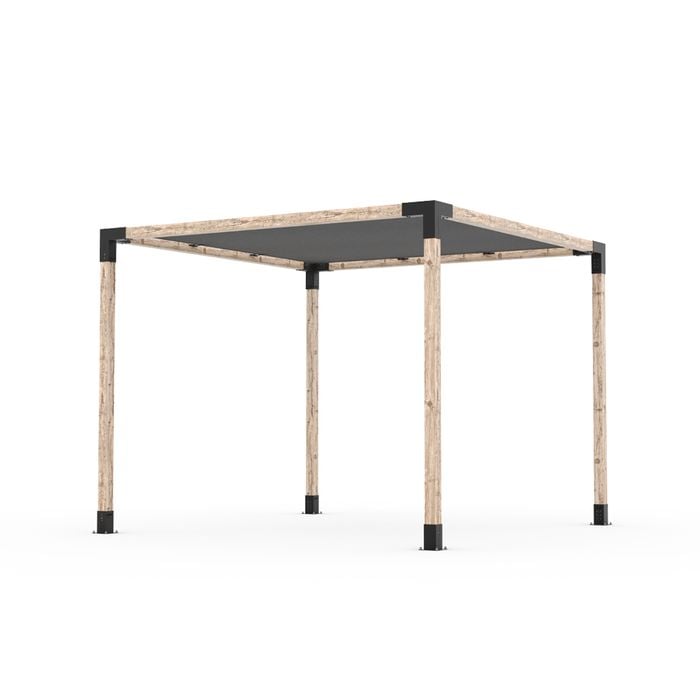 Toja 3.05 x 3.05m Grid Pergola Kit W/Sail