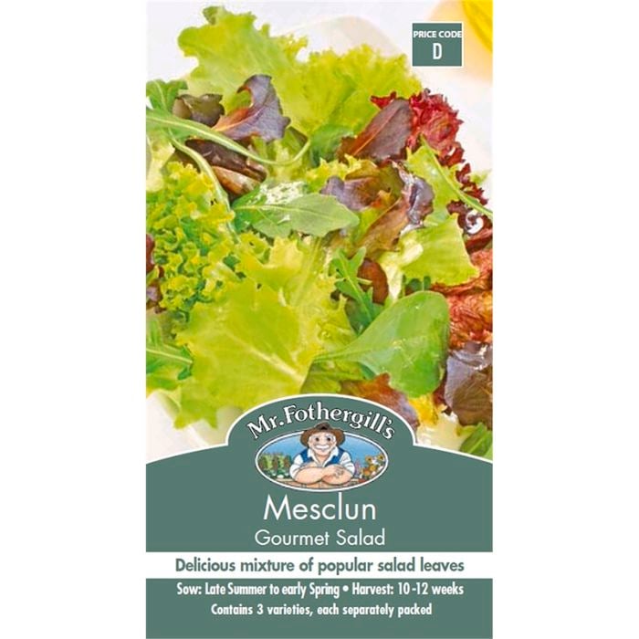 Mr Fothergill's Mesclun Gourmet Salad Seeds