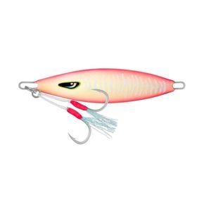 Nomad Design Buffalo 80g Teardrop Shape Metal Fishing Jig Pink Glow Mackerel