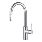 Mondella WELS 5 Star 6L/min 35mm Chrome Resonance Side Lever Pull Down Sink Mixer