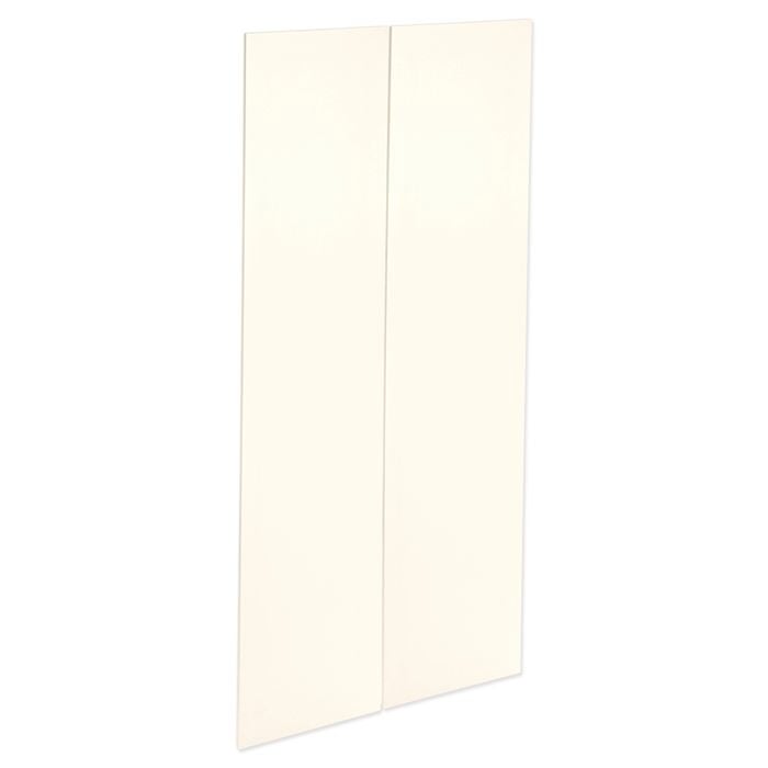 Kaboodle 900mm Antique White Modern Pantry Door - 2 Pack