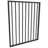 ProtectorAl 975 x 1200mm Black Satin Aluminium Square Picket Flat Top Pool Gate
