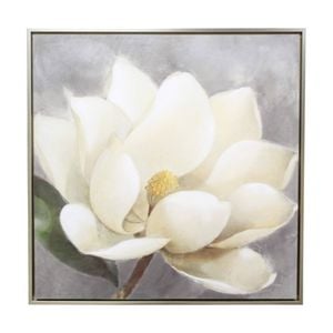 Lvd Pine Framed Canvas Magnolia Abstract Print Wall Hanging Decor 90x90cm
