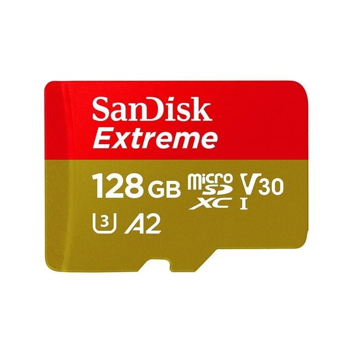SanDisk 128GB Extreme microSDHC UHS-I Memory Card - Up to 160MB/s, C10, U3, V30, 4K, A2, Micro SD