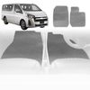 6D Diamond Car Floor Mats for Toyota Hiace Van 2019-Current-Front Set-Grey-Outback GT