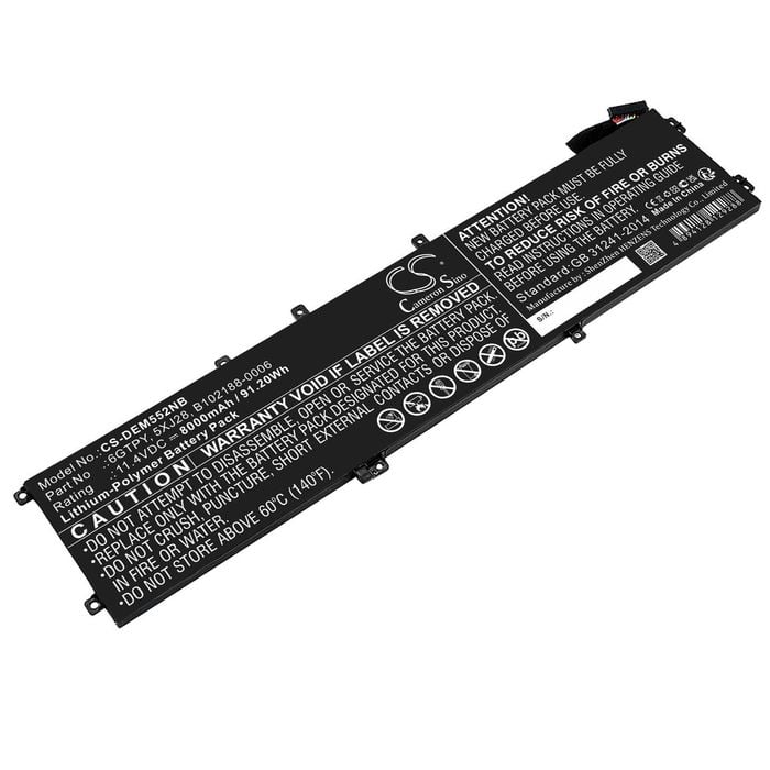Cameron Sino 6gtpy, 5xj28, B102188-0006 Battery Replacement [cs-dem552nb]
