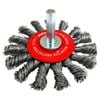 Josco 75mm Spindle-Mounted 1 Row Twistknot Wheel Brush
