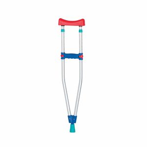 Premium Underarm Crutches Pair - Lightweight & Adjustable Support - Child
