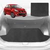 6D Diamond Car Boot Mat for Nissan Micra (K13)2010-2017-Hatch-Cargo Mat-Black-Outback GT