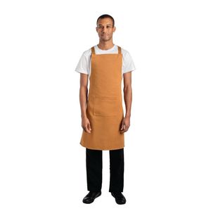 Southside Apron X-cross Back Tan 700x1000mm Hospitality Kitchen Chef Workwear