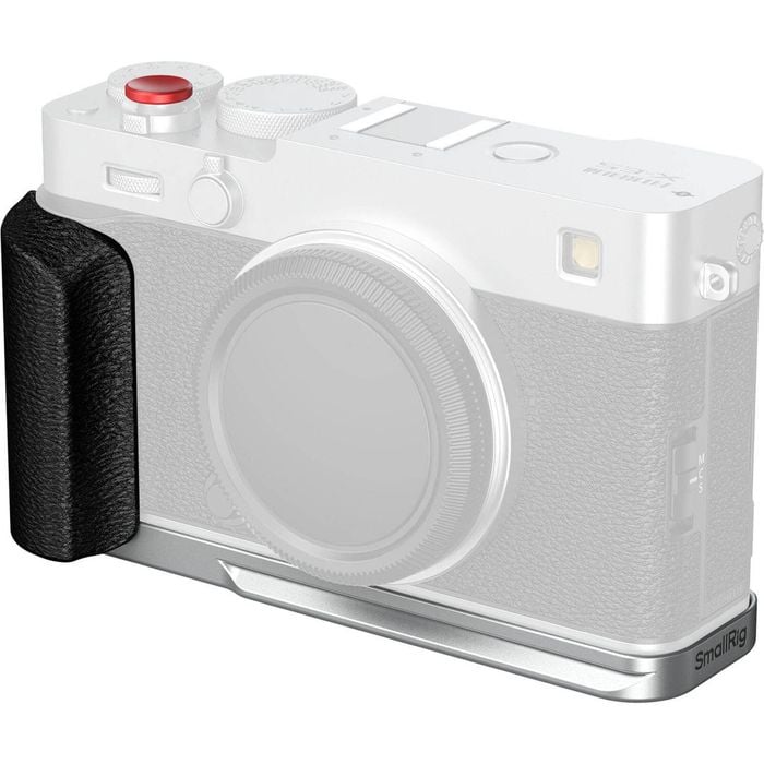 Smallrig L-shaped Mount Plate With Silicone Handle For Fujifilm X-e5 (silver) 5447