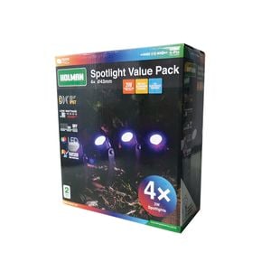 Holman 43mm RGB Colour Spotlight - Value Pack