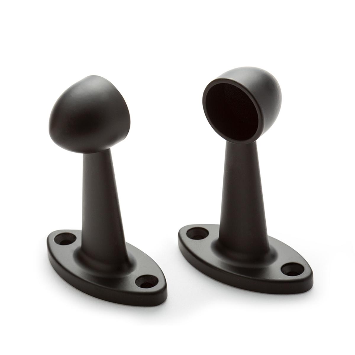 Sandleford 19mm Black Fitting Rod Pillar End - 2 Pack - Bunnings Australia