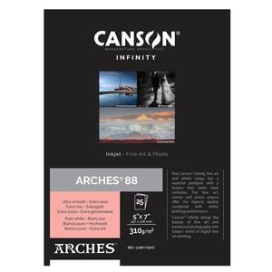 Canson Arches 88 310gsm 5x7 Inch X 25 Sheets