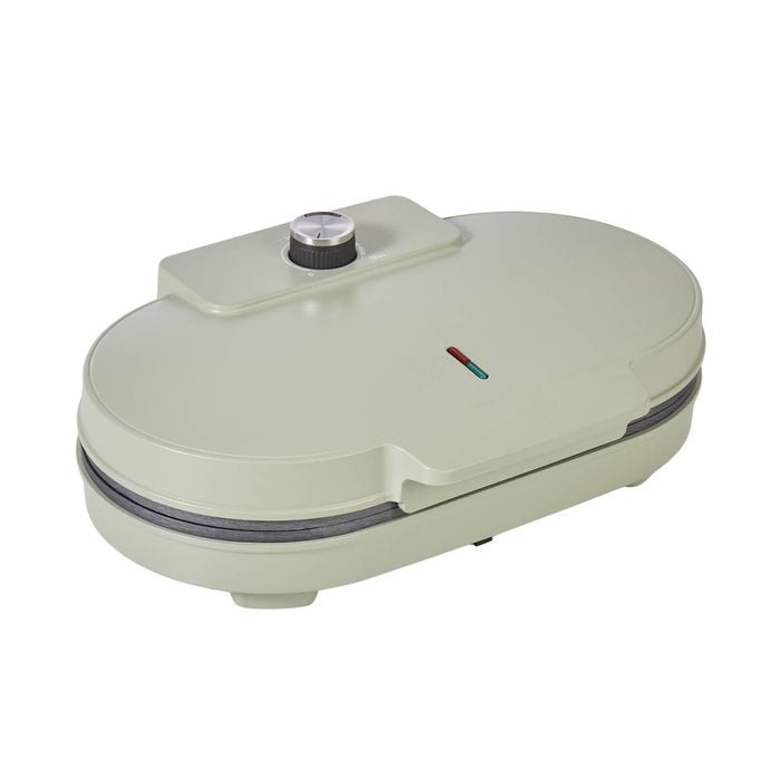 Davis & Waddell Electric Double Waffle Maker Green 34.1x11.5x26.6cm