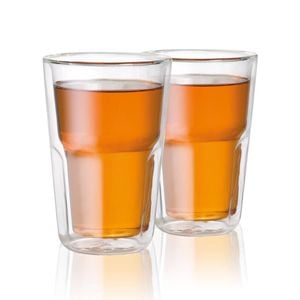 Barista Facet Double Wall Medium Glass Set Of 2 345ml Baccarat
