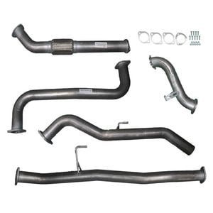 Ignite Exhausts Turbo Back For Nissan D40 Navara 2.5l Manual 3" No Cat With Pipe Raw Aluminised Steel