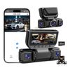 WiFi 4-Channel 1080P Dash Cam Front Cabin Side Rear Camera with 32GB Card