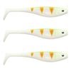 3x Rapala Soft Peto 22cm Paddle Tail Shad Lures - Sunny Snow