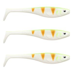 3x Rapala Soft Peto 22cm Paddle Tail Shad Lures - Sunny Snow