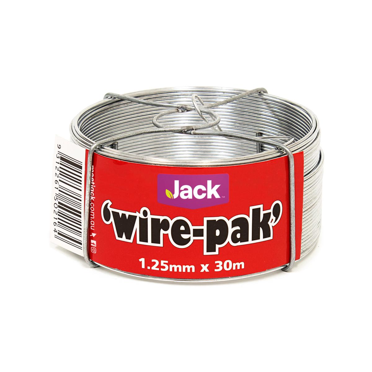 Jack 1.25mm x 30m Galvanised Tie Wire - Bunnings Australia