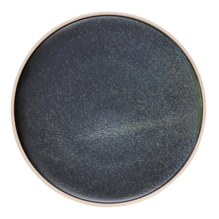 Olympia Anello Raw Edge Plates Ink Stoneware 255mm Pack of 4