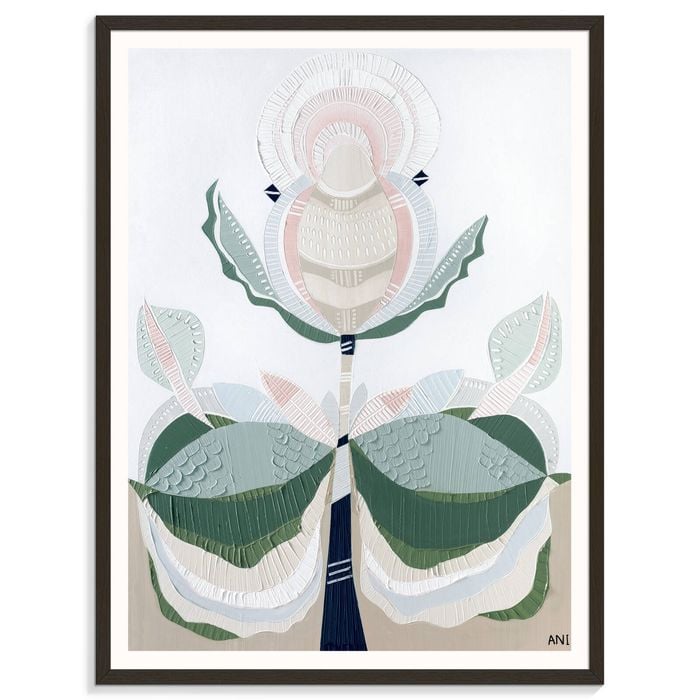 Artist Lane "Banksia Elements No. 2  " by Ani Ipradjian - 41x51cm Black Framed Print