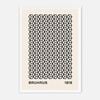 Galrie Bauhaus 1919 Geometric Art Print - Iconic Deco Masterpiece for Modern Interiors, White Frame, A0 84 x 119cm (33 x 47inch)