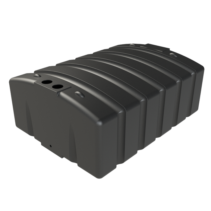Melro Tanks 1000L Black Poly Under Deck Water Tank