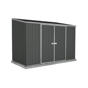 Absco Sheds 3.0 x 1.52 x 2.08m Monument Space Saver Double Door Garden Shed