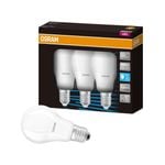 Osram 8.5W 806lm E27 DL LED A Shape Light Globe - 3 Pack