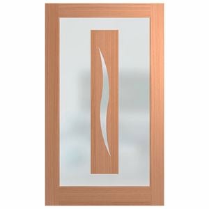 Hume 2040 x 1200 x 40mm External Door SPM Illusion Translucent Glass IL26