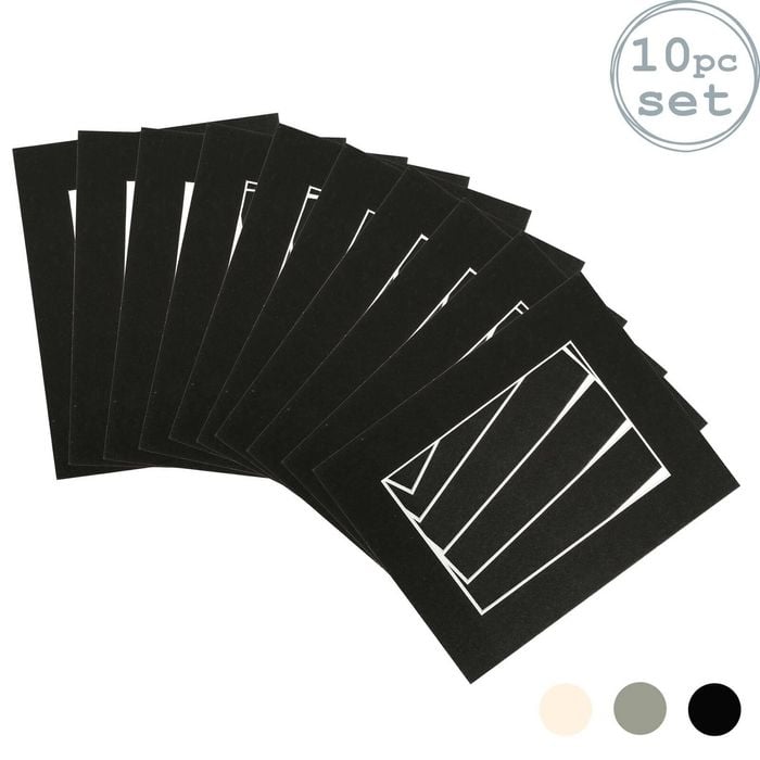 10x Picture Photo Mounts - To Fit Frame Size 8 X 10" For Image Size 5 X 7"