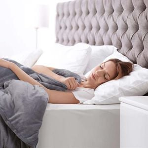 Accessorize Bedroom Collection 122cm x 198cm Grey Removable Blanket Cover for Calming Blanket - Single Bed