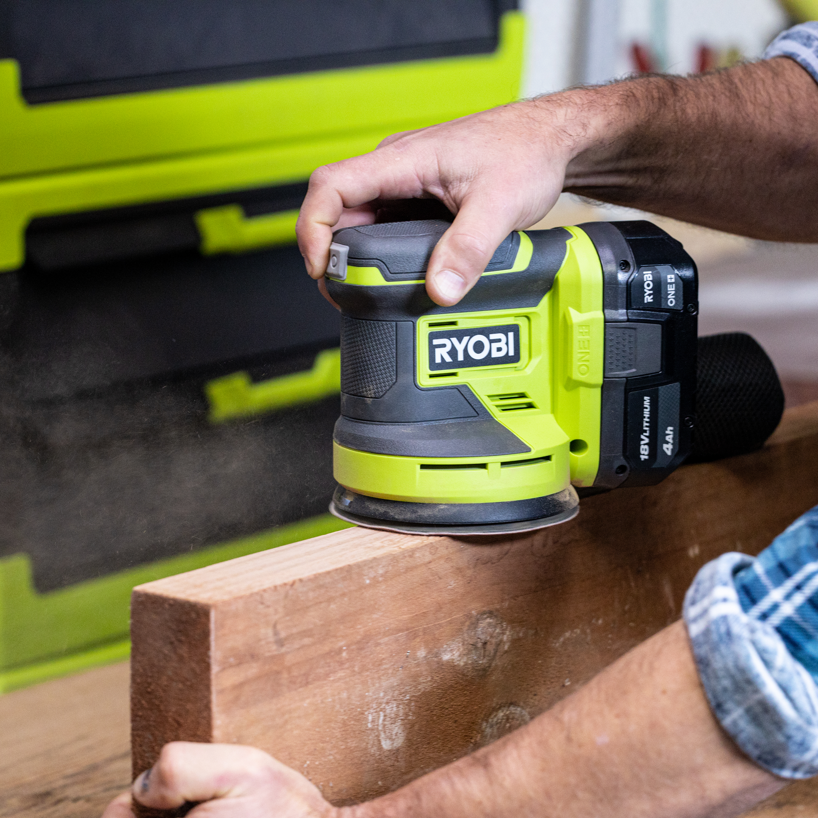 Ryobi round sander online
