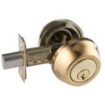 Schlage Polished Brass Regent Series Denver Double Cylinder Deadbolt