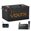 VoltX 48V 100Ah Golf Cart Lithium Battery & Charger Bundle, 5120Wh LiFePO4, EZGO TXT & RXV, Golf Farm Resort Buggy