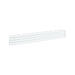 ProtectorAl Up to 2350W x Up to 0308H Pearl White Aluminium Slat Screen Kit