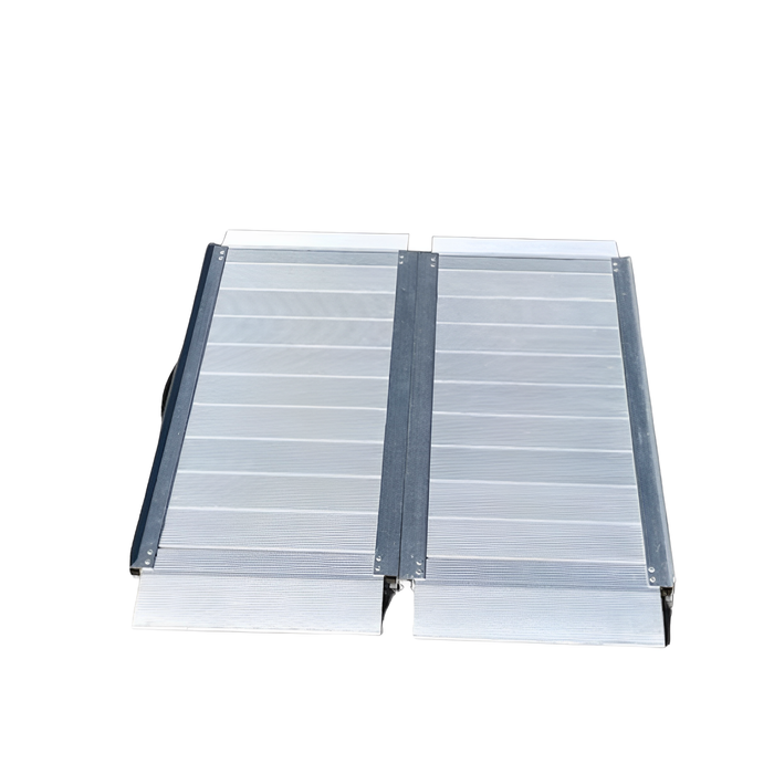 Folding Aluminium Suitcase Wheelchair Ramp - 180cm