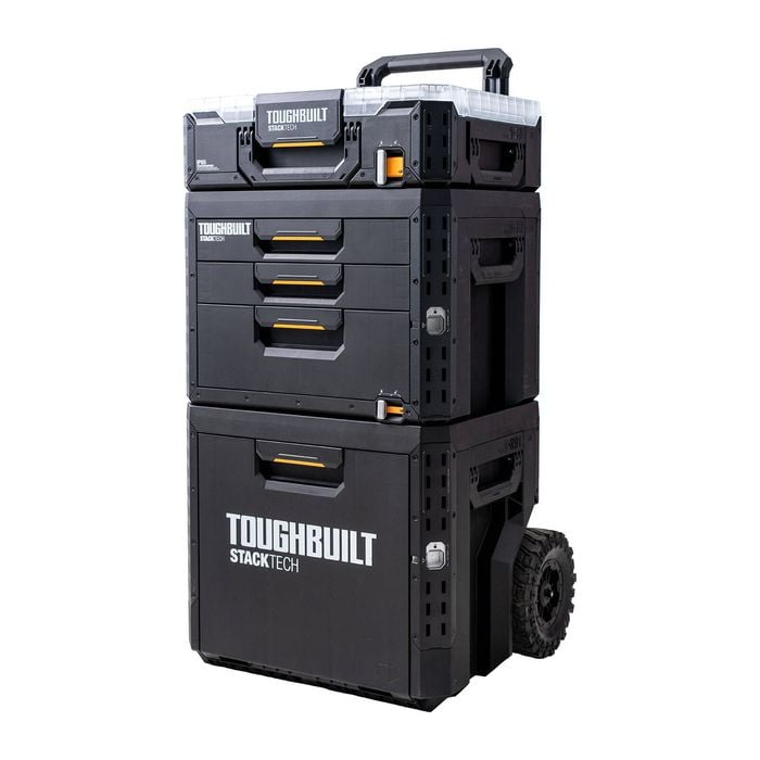 ToughBuilt StackTech 3 Piece Rolling Drawer Combo