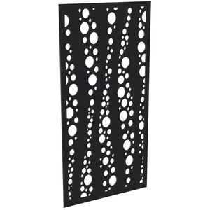 ProtectorAl 300-1200w x 1201-2400h Gloss Black/Satin Black Bubbles Unframed Composite Deco Panel