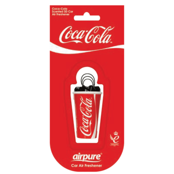 AirPure Coca-Cola Air Freshener Hanging 3D Fountain Cup Original 