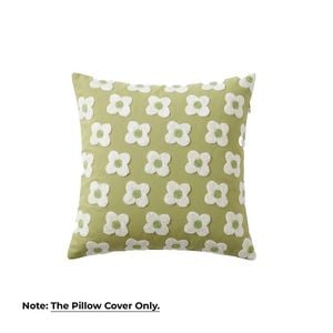 Anypillow Daisy Plush Pillowcase Floral Cushion Cover