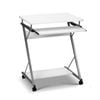 ArtissWhite Metal Mobile Computer Desk