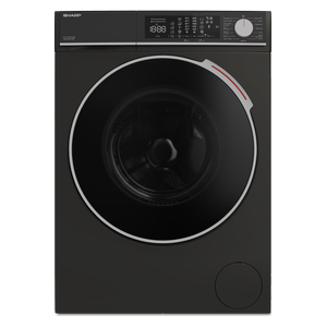 Sharp 10kg Matte Black Front Loader