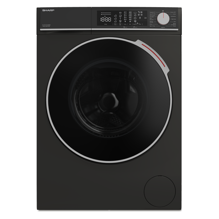 Sharp 10kg Matte Black Front Loader