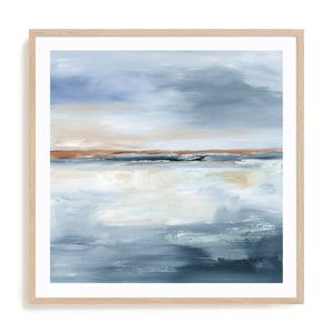 Artey | Sundown Horizon II - Framed Print - Natural Frame - 70 x 70cm