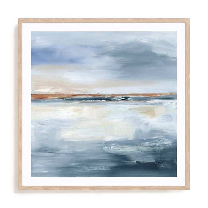 Artey | Sundown Horizon II - Framed Print - Natural Frame - 70 x 70cm