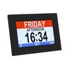 Artiss 8" Digital Day Clock Calendar Alarm Black