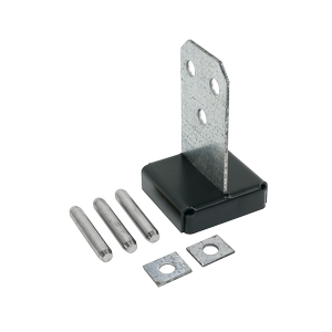 Simpson Strong-Tie Hot Dip Galvanised Concealed Post Base Suits 90 - 100mm Square Posts